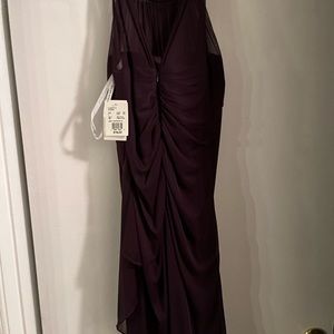 Bridesmaids dresses in plum both are a size 8. Price is per dress